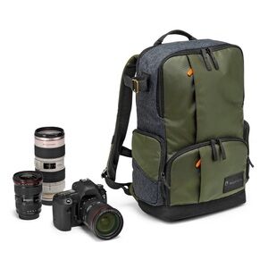 Manfrotto Camera DSLR/CSC Street Backpack & Laptop Case for Olive/Black EUC